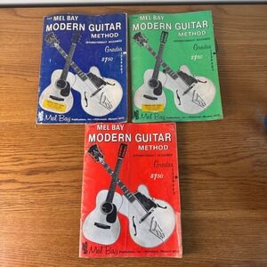 Mel Bay Modern Guitar Method Books 1 2 3 Learn Guitar Beginner Vintage 1970s